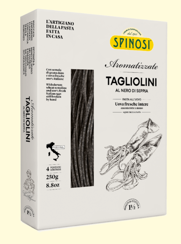 Tagliolini Uova e Nero di Seppia (Marche) 250g